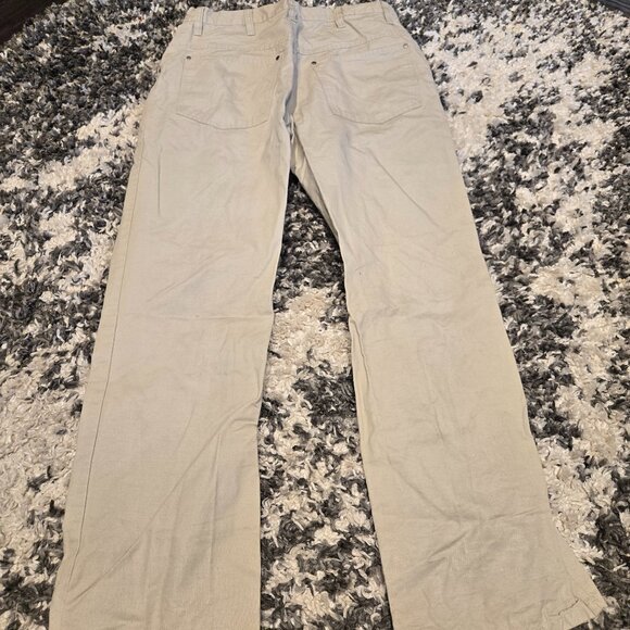 Mens 725 Originals Straight Leg Chino Pants | Size 34/32 | Khaki - Picture 2 of 3